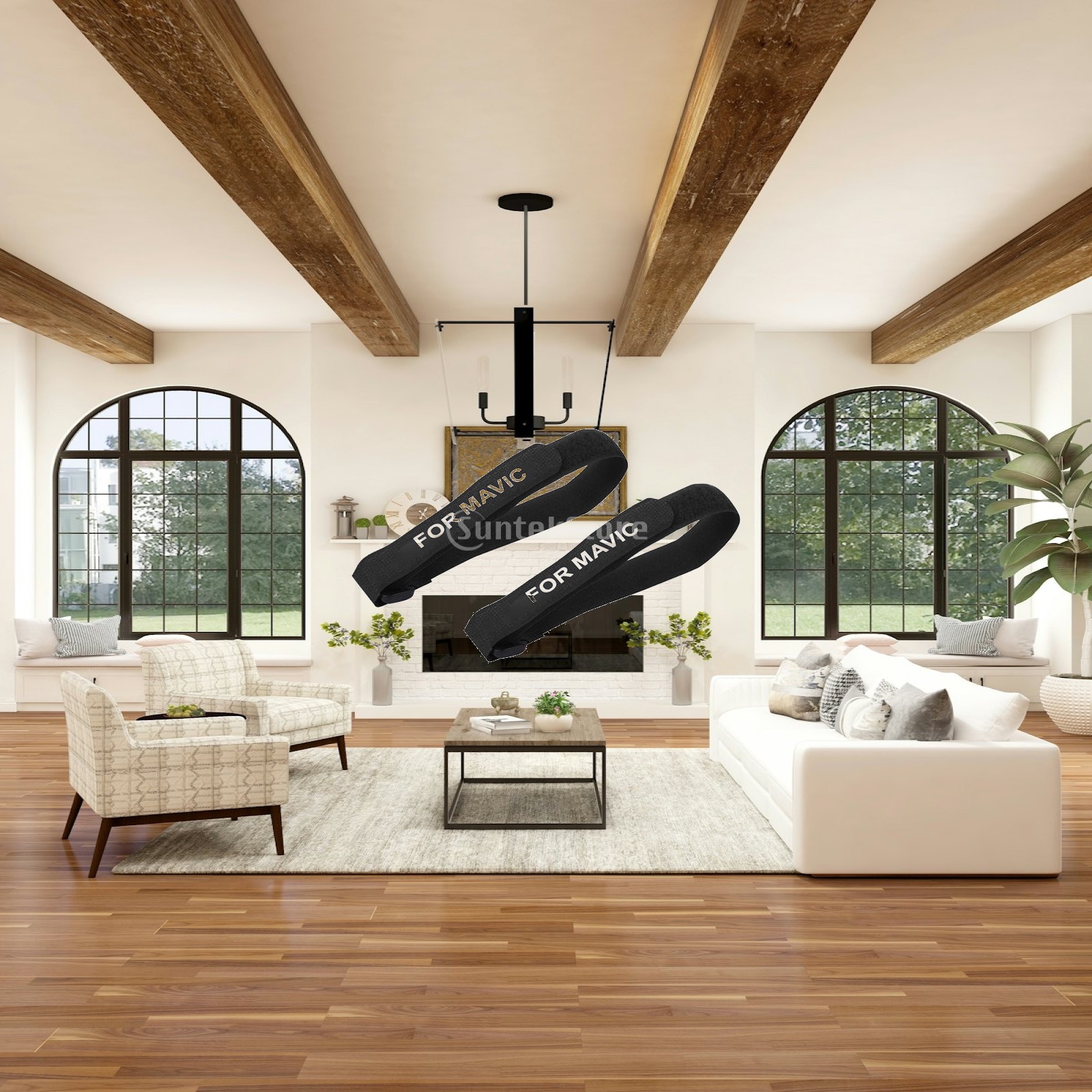 Drone Battery Strap - Schwarzer Propeller-Fixierhalter-Clip aus Nylon für Mavic